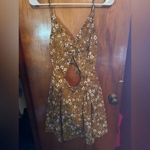 Cider floral summer dress. Size large.